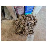 Heavy Duty Link Chain with Grab Hook