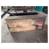 Veuve Pommery Reims Champagne Wooden Crate Filled with Assorted Hand Tools