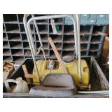 Sprayer Unit with Tank, Pump, and Seat Assembly Plus Bucket of Hardware