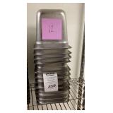 Lot of 12 Stainless Steel 6 Inch Deep Pans