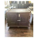 Cambro MDC1520 Camcarrier Cart Brown Meal Delivery Cart