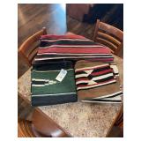 Lot of Three Woven Western Saddle Blankets
