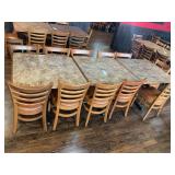 Commercial Restaurant Tables and Chairs Dining Set