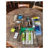 Assorted Painting Tools and Supplies Lot