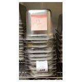 Lot of 12 Stainless Steel 6 Inch 1/3 Size Pans