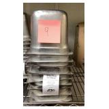 (9) Stack of Stainless Steel Hotel Pans