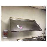 Wall Mounted Stainless Steel Glass Rack Drain Shelf