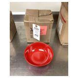 Case of 12 Oversized Red Melamine Bowls