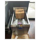 Globe Commercial Stainless Steel Deep Fryer with New Parts and Conversion Kit