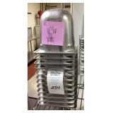 (12) Stainless Steel Pans