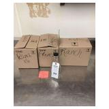 Lot of Glass Dressing Bottles, 36 Total across Three Boxes