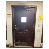 (3) Commercial Metal Doors and Hardware