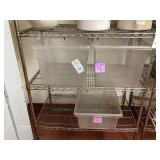 Lot of Three Poly-Carbonate Food Storage Boxes