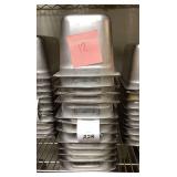 Stack of 12 Stainless Steel 6 Inch 1/3 Pans - Lot 228