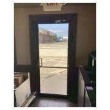 Commercial Glass Storefront Exit Door with Frame and Hardware