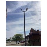 Commercial Exterior Lighting Poles with LED Fixtures