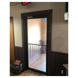 Commercial Glass Door with Metal Frame and Hardware