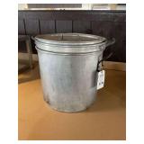 US Army 1945 WWII 15 Gallon and 10 Gallon Aluminum Double Boiler Set