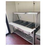 Duke Manufacturing Co. 4-Well Hot Food Table with Serving Guard, Model EP304 M