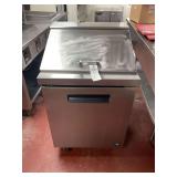 Hoshizaki 27-Inch Sandwich Prep Station Refrigerator Model CRMR27-12M