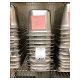Set of 12 Stainless Steel 1/3 Size 6 Inch Deep Pans
