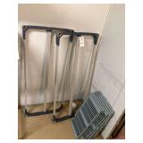 Modular Plastic Display Racks with Metal Frames