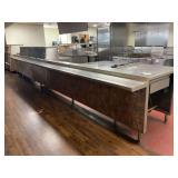Commercial Stainless Steel Buffet Line Serving Stations and Food Warmers