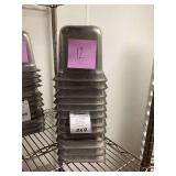 Set of 12 Stainless Steel 6 Inch 1/6 Pans