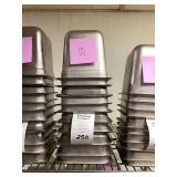 Lot of 10 Stainless Steel 6 Inch 1/6 Size Hotel Pans