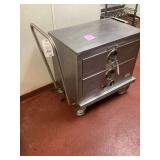 Stainless Steel Rolling Commercial Food Warmer Cart (CART ONLY)