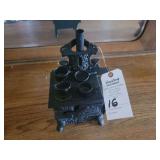 Old Mountain Cast Iron Miniature Toy Stove with Cookware Set
