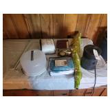 Lot of Miscellaneous Household Goods, Honeywell Heater, and Linens