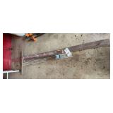 Bora Clamping Straight Edge Guide and Johnson Level T-Square