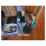 Assorted Holiday Decor and String Lights Lot