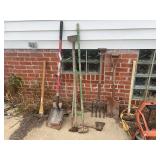 Assorted Garden and Hand Tools Lot