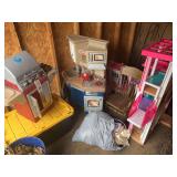 Contents of Shed; Assorted Toys and Play Sets Including Little Tikes Kitchen and Grill