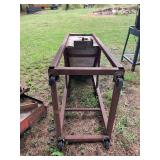 Rolling Feed Bin – Steel Frame on Casters