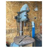 Atlas Floor Standing Drill Press with Adjustable Table and Belt Drive