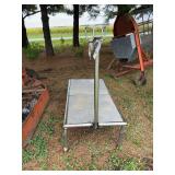 Custom Metal Animal Scale Platform with Stand