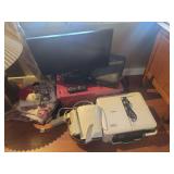 Mixed Lot of Electronics and Home Decor Including Acer Monitor, Brother Printer, Orbi Router, and Table Lamp