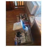 Assorted Electronics, Networking Equipment, and Toys Lot including Netgear Orbi and Lite-Brite