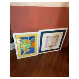 Assorted Framed Art and Picture Frames Lot