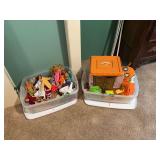 Barbie Doll Collection with Folding Country Living Home Play Set and Accessories