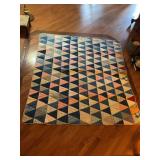 Handmade Triangle Pattern Quilt
