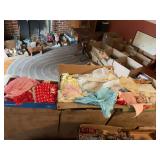 Assorted Box Lot of Infant and Toddler Clothing and Textiles