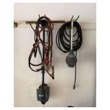 Automotive Booster Cables and Fluid Syringe Pump with Hose