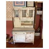 Kitchen Cabinet with Enamel Top and Integrated Flour Bin