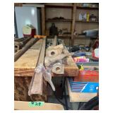 Assorted Heavy Duty Metal Pipe Clamps and Hardware