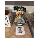 Disney Toon Disney Goofy Character Figural Telephone with Instruction Manual