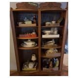 Cabinet 76 Assorted Collectibles, Figurines, and Tableware
